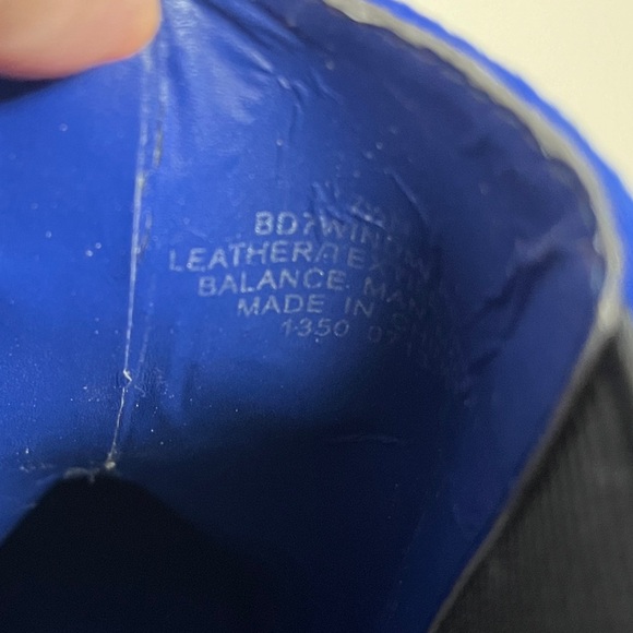 Boots, ankle, blue suede, Bandolino. EUC, Size 7.5M Heel 2.25” Ext & sole great. - Picture 3 of 10